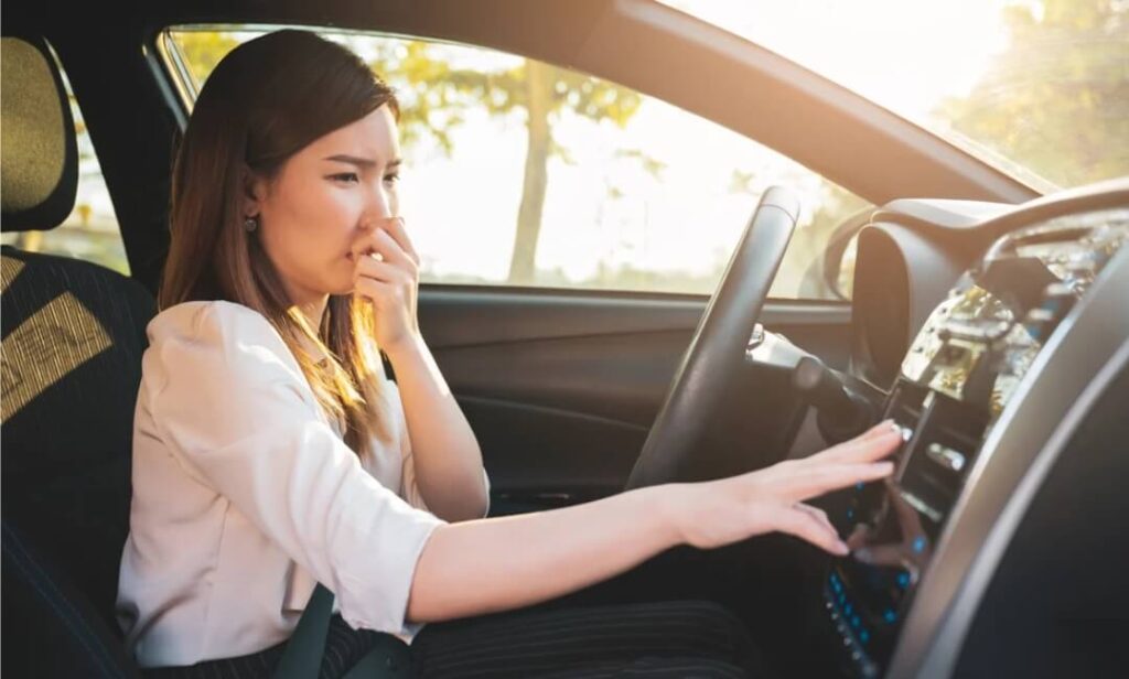 car ac smells like gas