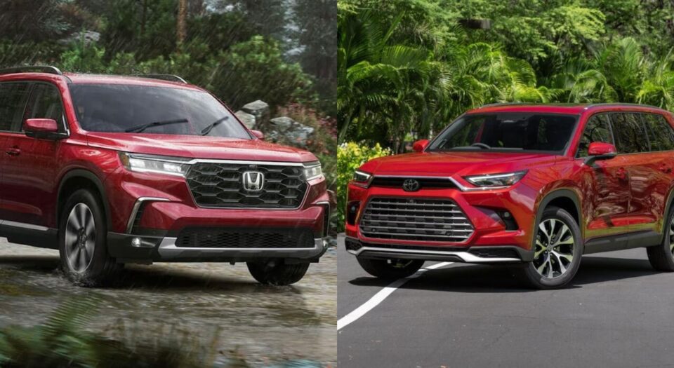 Compare Honda Pilot Elite And Toyota Grand Highlander Limited