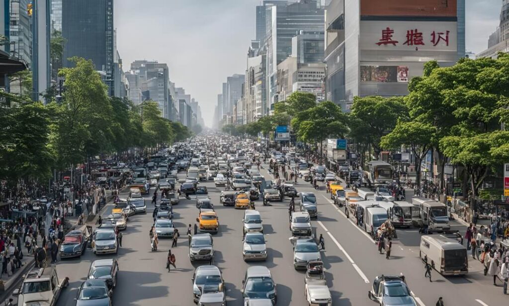 A Lot of Pedestrian Traffic