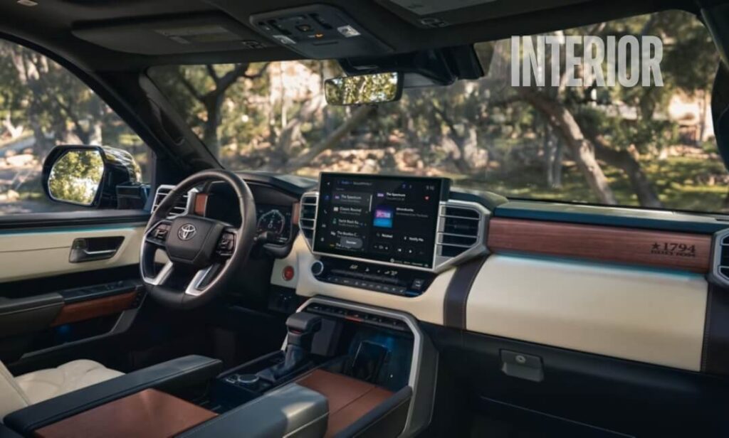 2024 toyota tundra Interior
