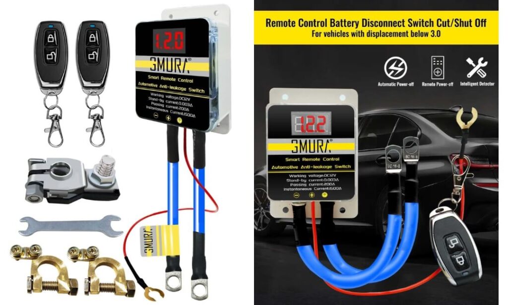 Dual Battery Anti-Theft Kill Switch for Car