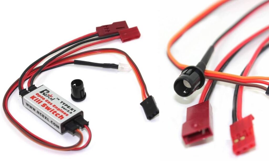 Rcexl K1 V2.0 Fiber Opto Gas Engine Kill Switch